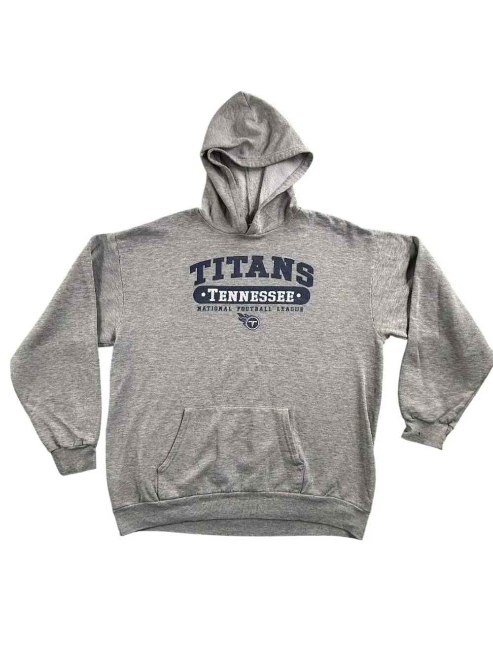 Vintage Tennessee Titans Hoodie Sweatshirt Mens Large NFL Football NFL Pullover